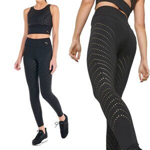 PUMA FOREVER Luxe Graphic Metallic Dot Legging NWT